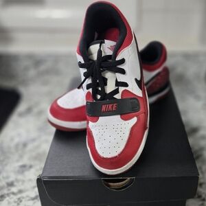 Jordan Kids Sneakers Red Black White